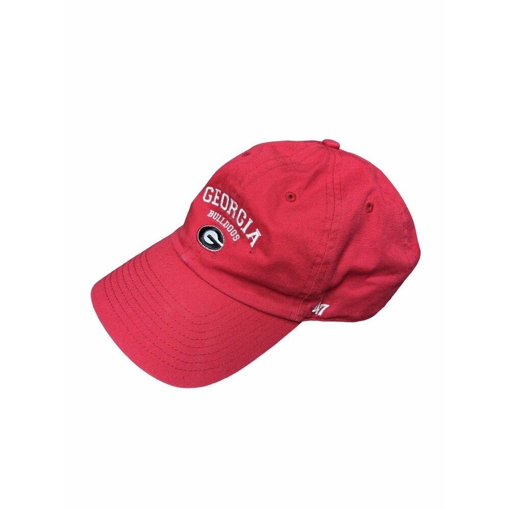 Georgia Bulldogs '47 Brand Red Clean Up Adjustable Dad Hat Strap